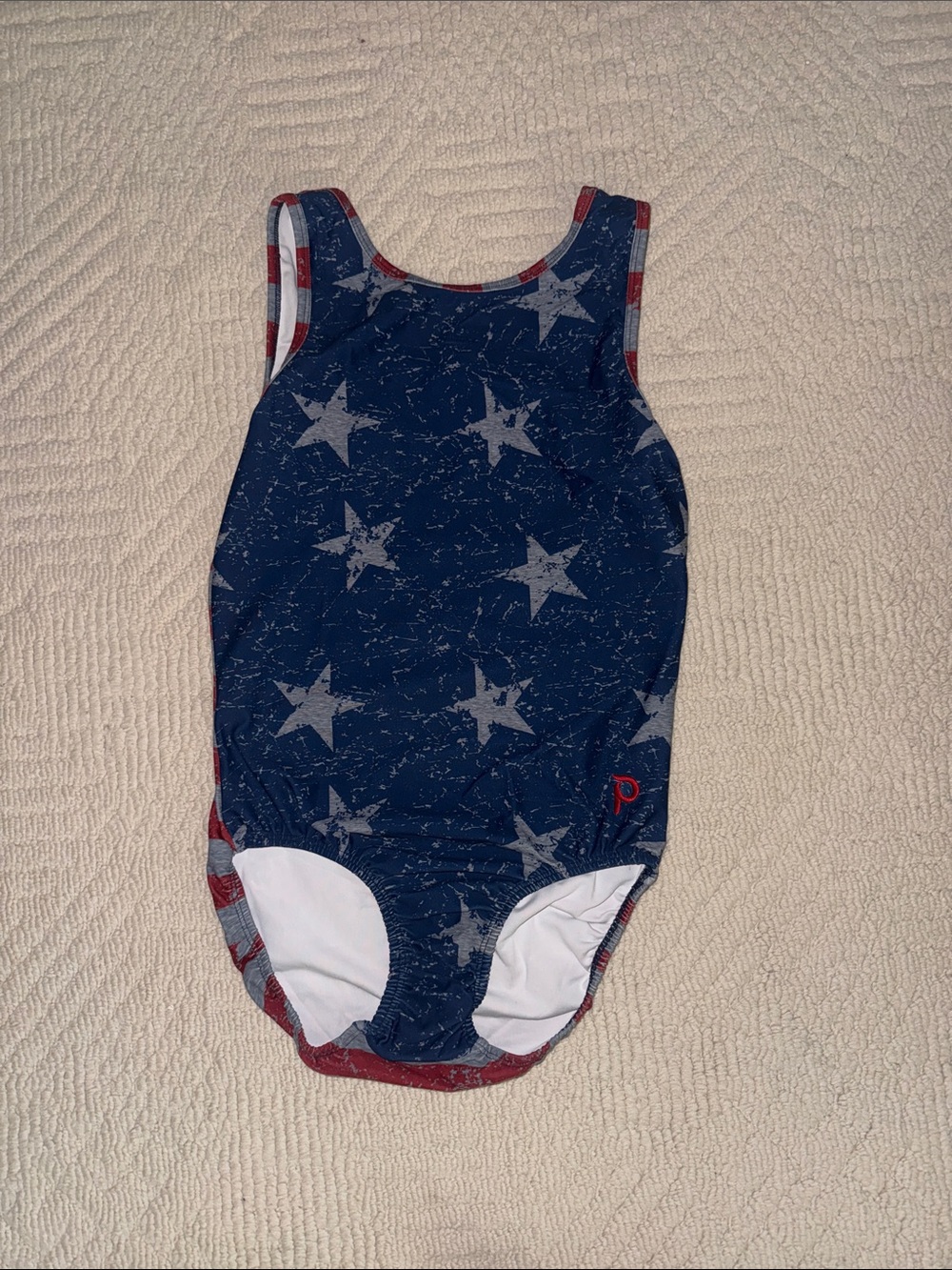 Plum Practicewear American Flag Flip Side Gymnastics Leotard (Adult Large)